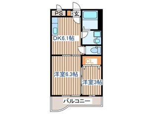 パルメゾン泉の物件間取画像